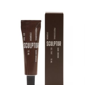 Gelová barva na obočí SCULPTOR, odstín DARK BROWN, 15 ml